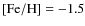 ${\rm [Fe/H]}=-1.5$