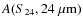 $A(S_{24},24 ~\rm\mu m)$