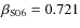 $\beta_{\rm S06}=0.721$
