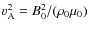 $v_{\rm A}^2=B_0^2/(\rho_0\mu_0)$