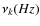 $\nu_{k}(Hz)$