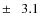 $\pm~~~3.1$