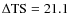 $\Delta \rm TS=21.1$