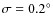 $\sigma =0.2\ensuremath {^\circ } $