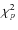 $\chi^2_p$