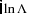 $\ln\Lambda$