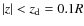 $\vert z\vert<z_{\rm d} =0.1R$