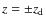 $z=\pm z_{\rm d}$