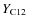 $Y_{\rm C12}$