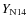 $Y_{\rm N14}$