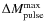 $\Delta M_{\rm pulse}^{\rm max}$