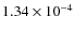 $1.34\times 10^{-4}$