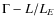 ${\Gamma -L/L_E}$