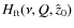 $H_{\rm ft}(\nu, Q, \hat{z}_0)$