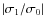 $\vert\sigma_1/\sigma_0\vert$