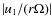 $\vert u_1/(r \Omega)\vert$