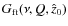 $G_{\rm ft}(\nu, Q,\hat{z}_0)$
