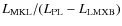 $L_{\rm MKL}/(L_{\rm PL}-L_{\rm LMXB})$