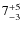 $7^{\rm +5}_{-3}$