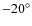 $-20^\circ$