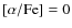 $\rm [\alpha/Fe] = 0$