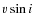 $\varv \sin i$