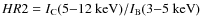 $HR2 = I_{\rm
C}(5{-}12~{\rm keV})/I_{\rm B}(3{-}5~{\rm keV})$
