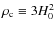 $\rho_{\rm c} \equiv 3H_{0}^2$