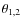 $\theta _{1,2}$