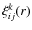 $\xi_{ij}^k(r)$