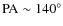 $\rm PA \sim 140^{\circ}$