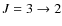 $J=3\rightarrow 2$