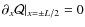$\partial_x{\cal Q}\vert _{x = \pm L/2} = 0$