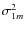 $\sigma_{1m}^2$