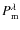 $P_{{\rm m}}^{\lambda}$