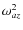 $\omega _{az}^2$
