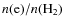 $n({\rm e})/n({\rm H}_{2})$