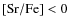 $\rm [Sr/Fe]<0$