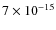 \ensuremath{{\rm 7 \times 10^{-15}}}