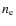 $n_{{\rm e}}$