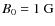 $B_0=1~\rm {G}$
