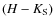 $(H-K_{{\rm S}})$