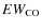 $EW_{{\rm CO}}$