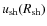 $u_{\rm sh}(R_{\rm sh})$