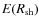$E(R_{\rm sh})$