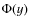 $\Phi(y)$