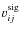 $v_{ij}^{\rm sig}$