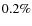 $0.2 \%$