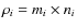 $\rho_i = m_i \times n_i$