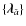 $\{\vec{\lambda}_{\hat a}\}$